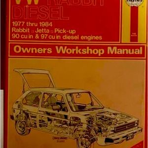 Haynes automotive repair manual for 1977 - 1984 Diesel Rabbit, Jetta, Pickup